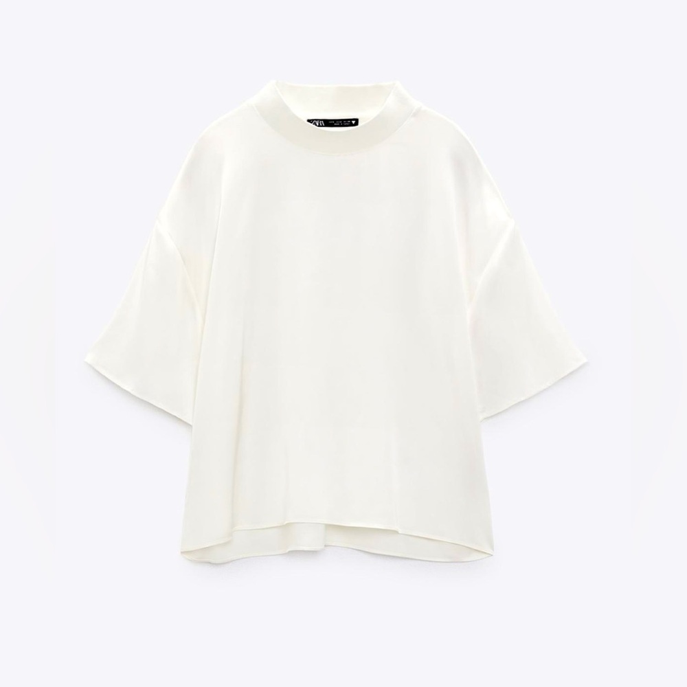 ZARA Satin Top XS-S